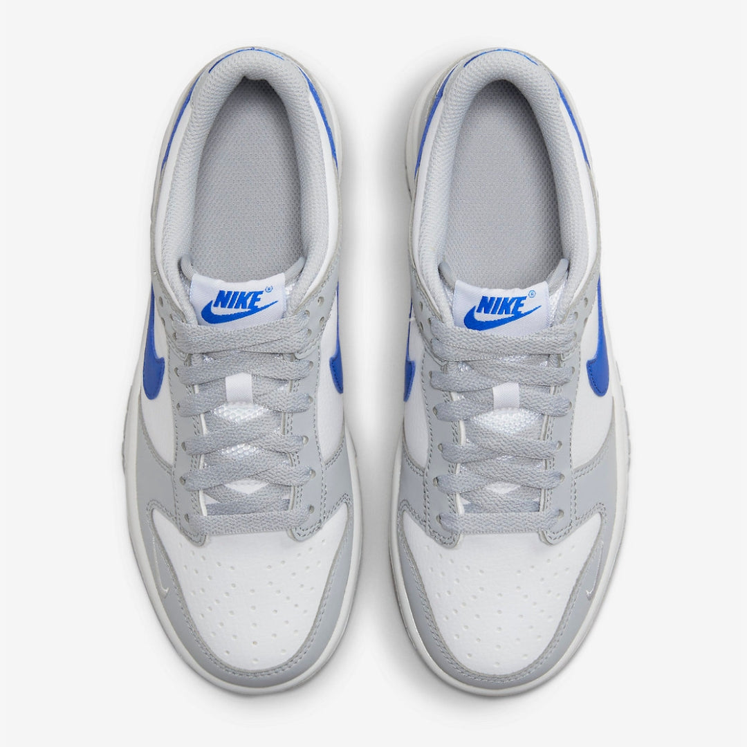 Nike Dunk Low Surfaces in Gray and Royal Blue