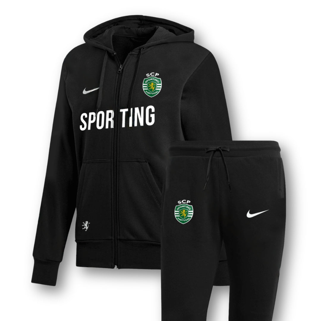 Fato de Treino PRETO/BRANCO Sporting