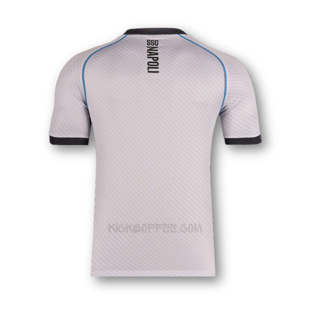 White/Silver Training Napoli T-Shirt 25/26