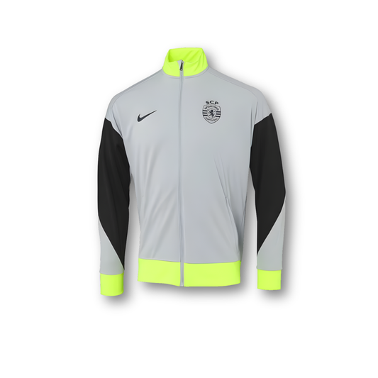 Sporting CP Grey Waterproof Windbreaker 25/26