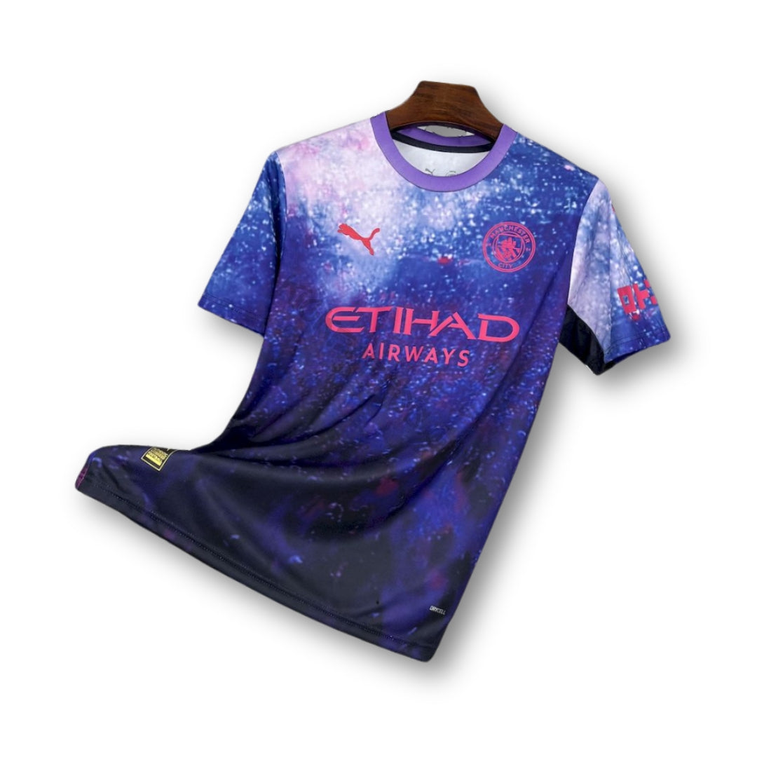 T-Shirt Purple concept Manchester City