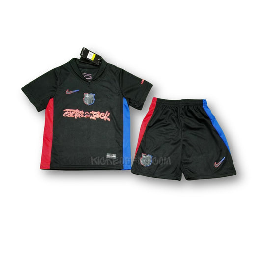 Travis Scott X Barcelona Away 25/26 - Kids Kit