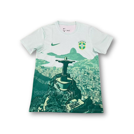 T-Shirt Cristo Redentor Green Brasil 2025