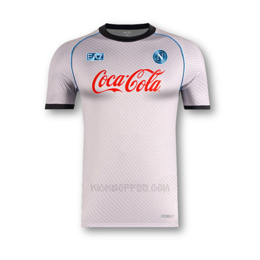White/Silver Training Napoli T-Shirt 25/26 