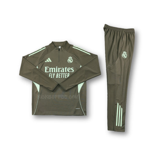 Fato de Treino Verde Escuro Real Madrid 25/26