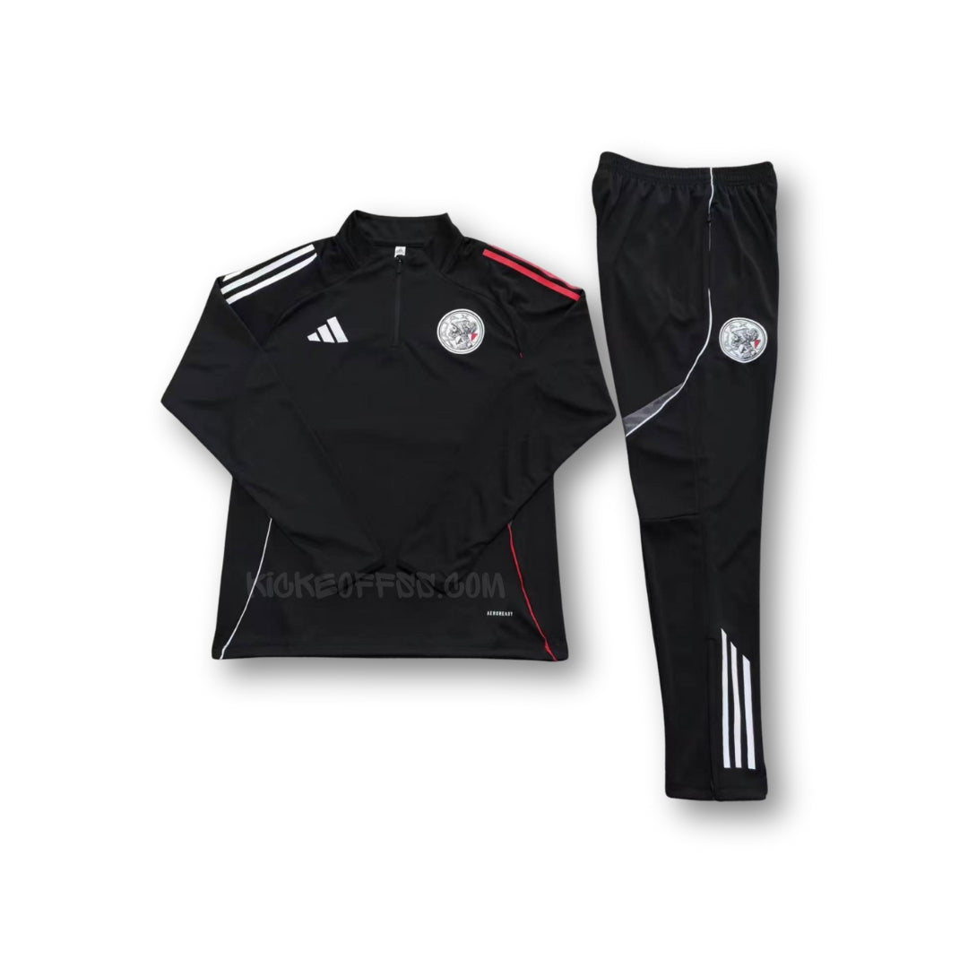 Fato de Treino Preto Ajax 25/26