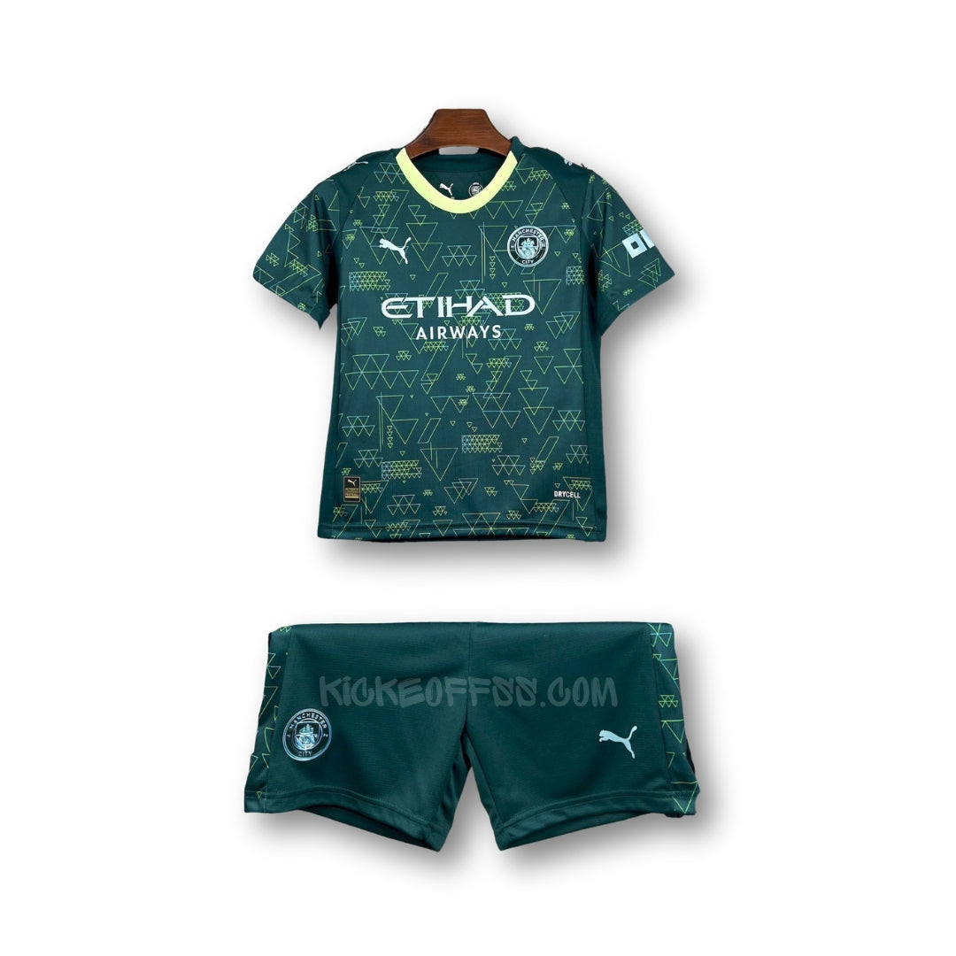 Manchester City 4TH 25/26 - Kit Criança