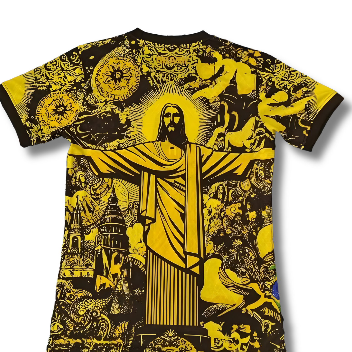 T-Shirt Especial Brasil Jesus Amarela jogador/player 24/25