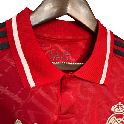 T-shirt rouge Real Madrid 24/25